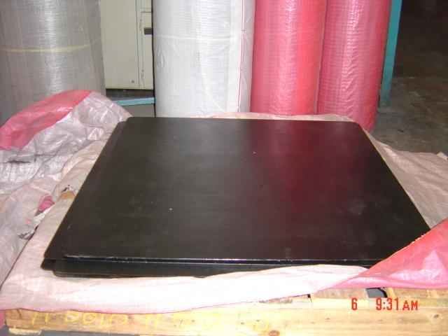 click to enlarge-treated ms shims with boding agent neoprene bridge bearing
